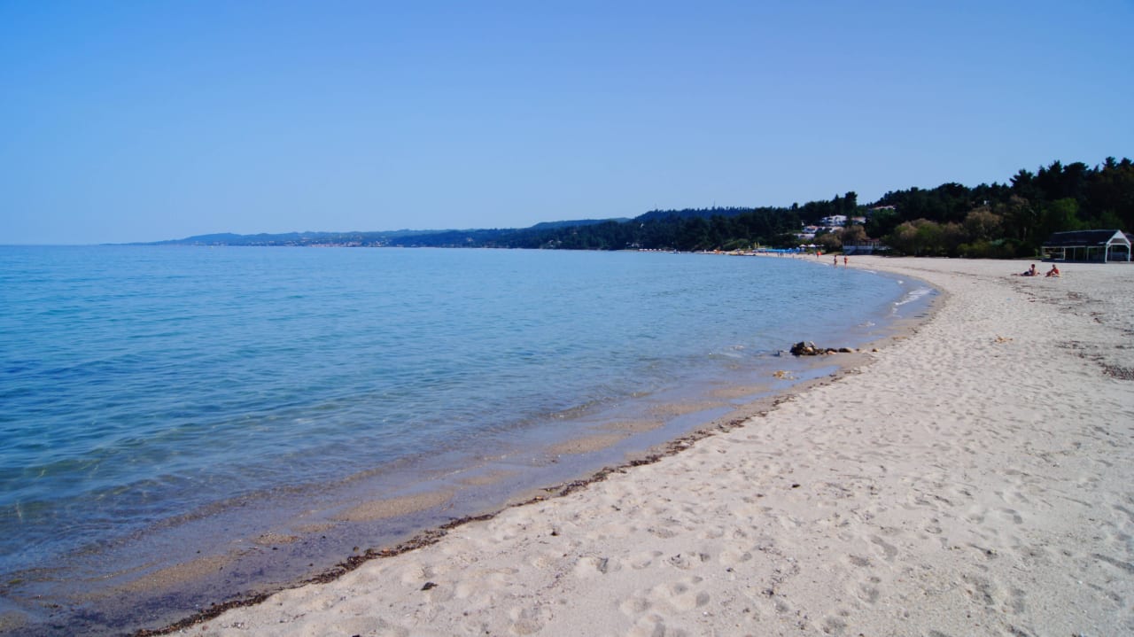 Bildmitte , Abwasser vom Hotel Hotel Athos Palace