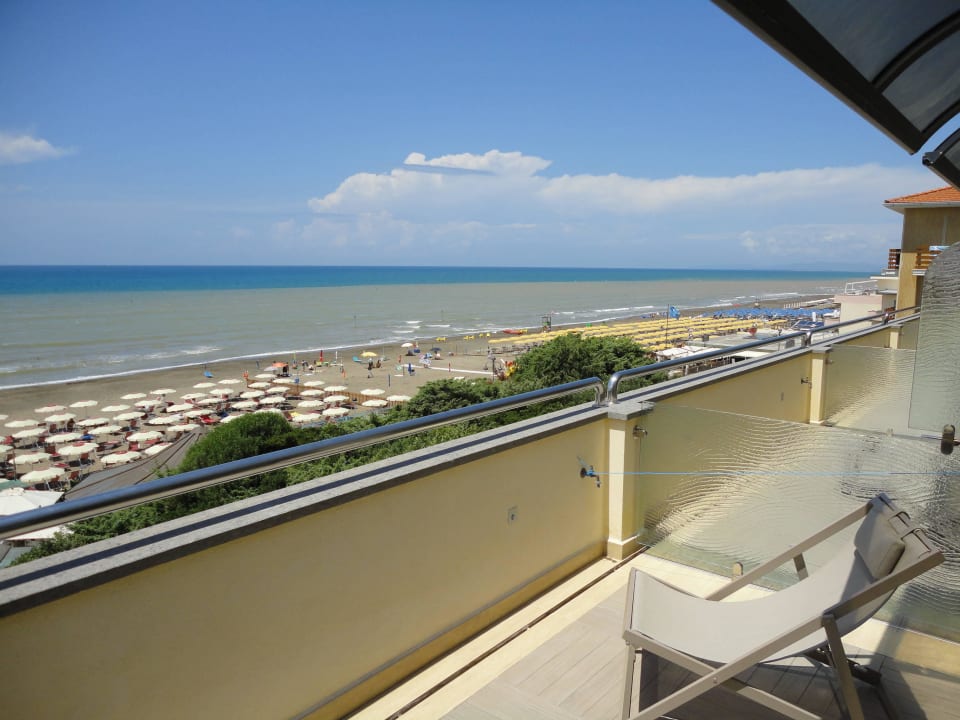 Blick von Balkon im 2.OG Hotel I Ginepri