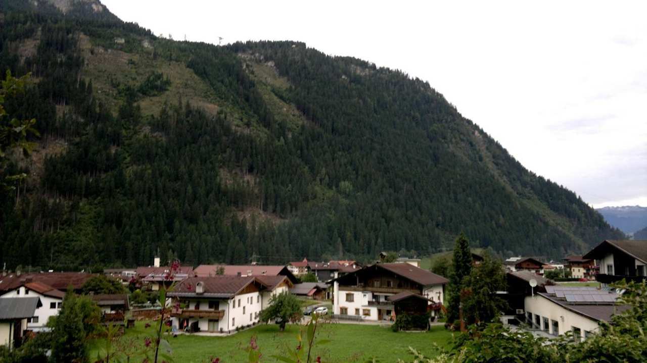 Ausblick vom Balkon aus Gästehaus Zum Gachtna