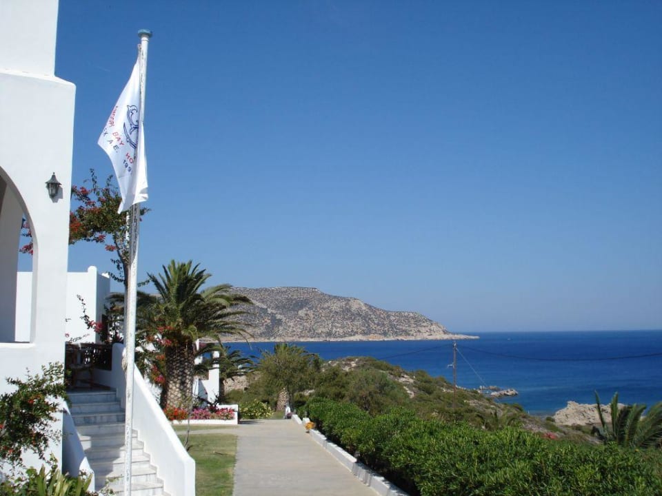 Ausblick vom Hauptgebäude Amoopi Bay