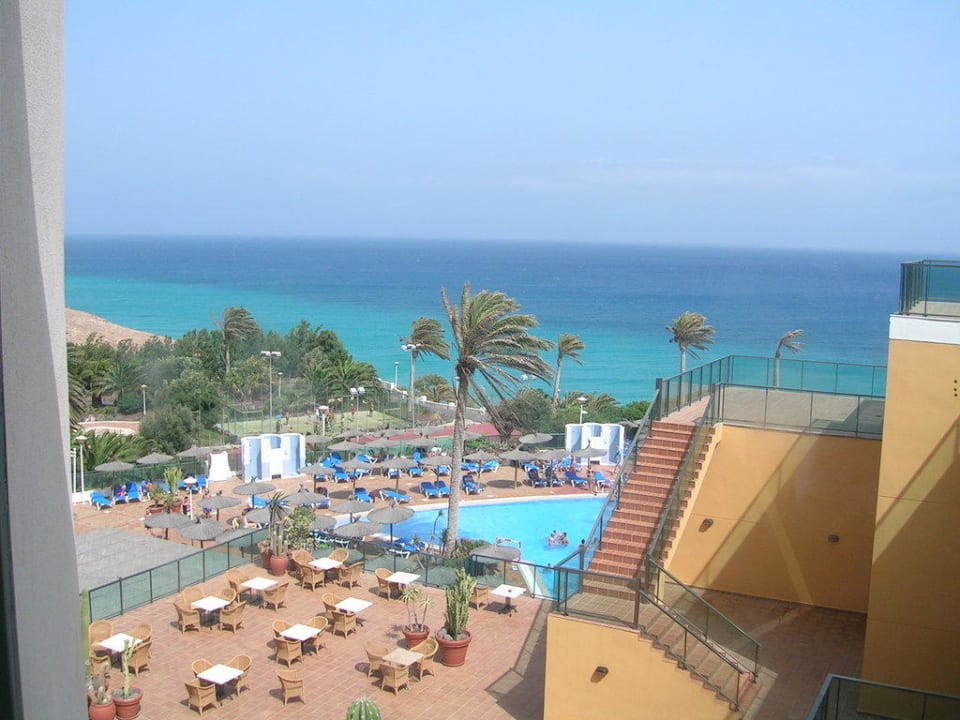 Ausblick auf Poollandschaft SBH Club Paraiso Playa
