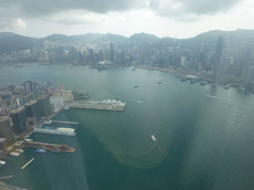 Aussicht vom Club Harbour Island Room Nr. 11519 Hotel The Ritz-Carlton Hongkong