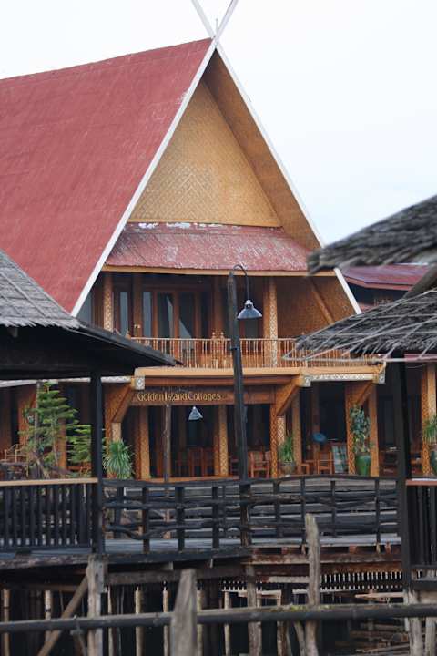 Vom vorderen Balkon Hotel Golden Island Cottages 1 & 2