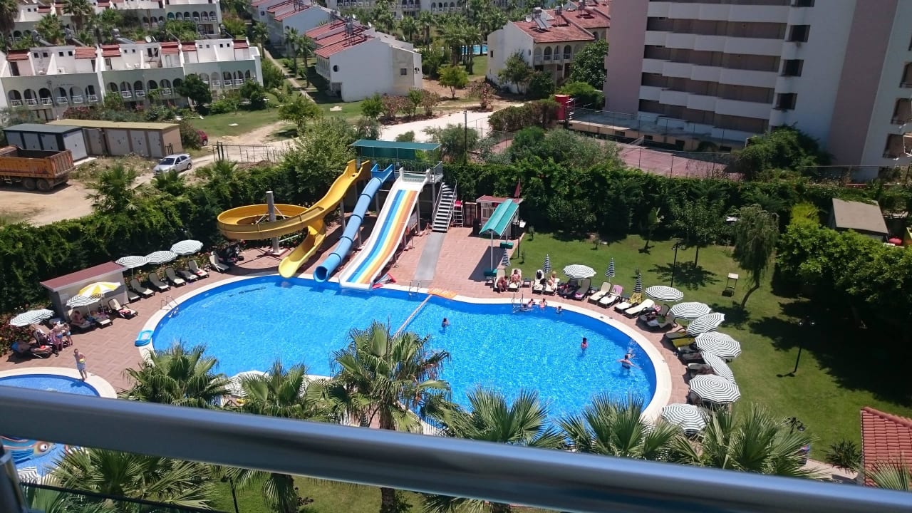 Ausblick vom Zimmer  Hotel Gardenia Beach