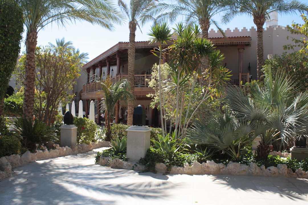 Blick auf das Restaurant Ghazala Gardens