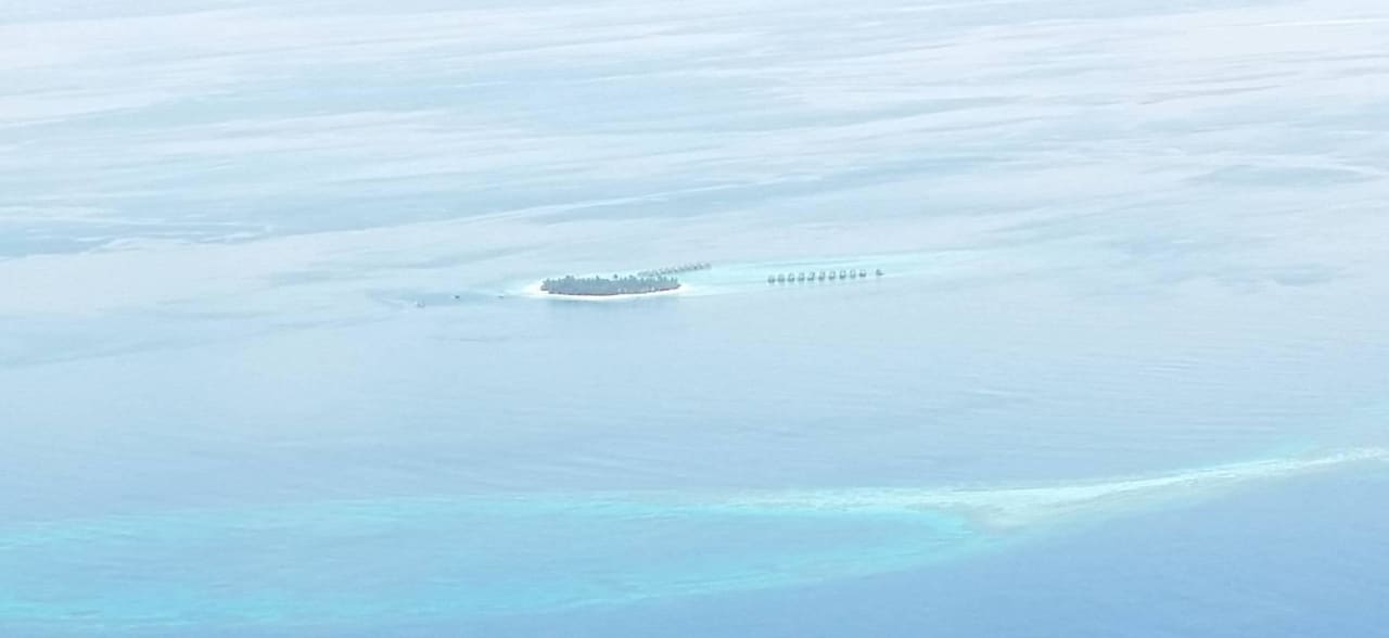 Angaga aus der Luft Angaga Island Resort