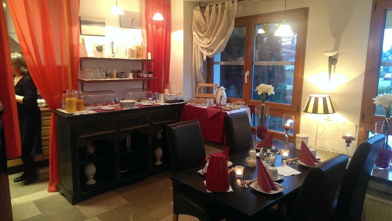 Sehr schöner,gemütliche Frühstücksraum Pension Bella Vista