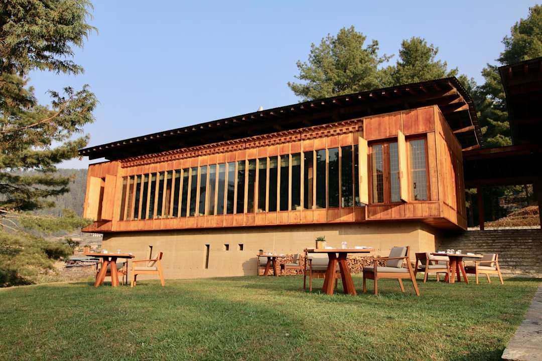 Außenansicht Amankora Gangtey Lodge