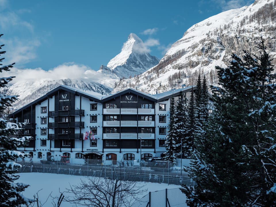 Außenansicht Hotel National Zermatt