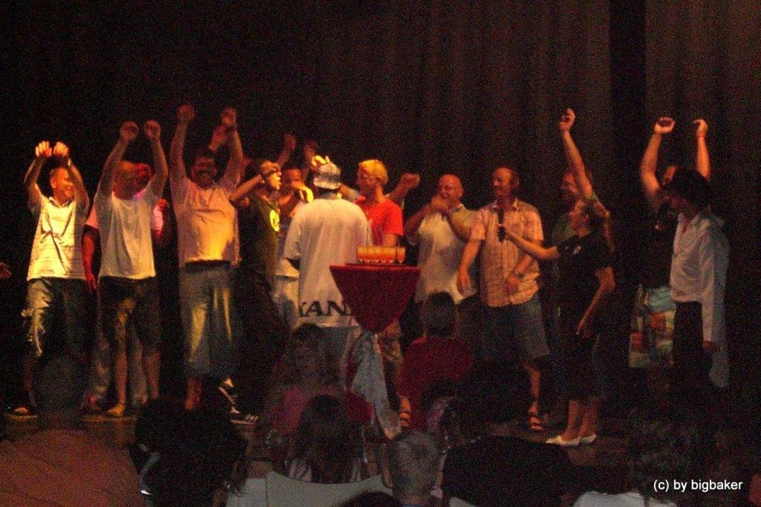 Ehrung am Abend Royal Atlantis Beach Hotel