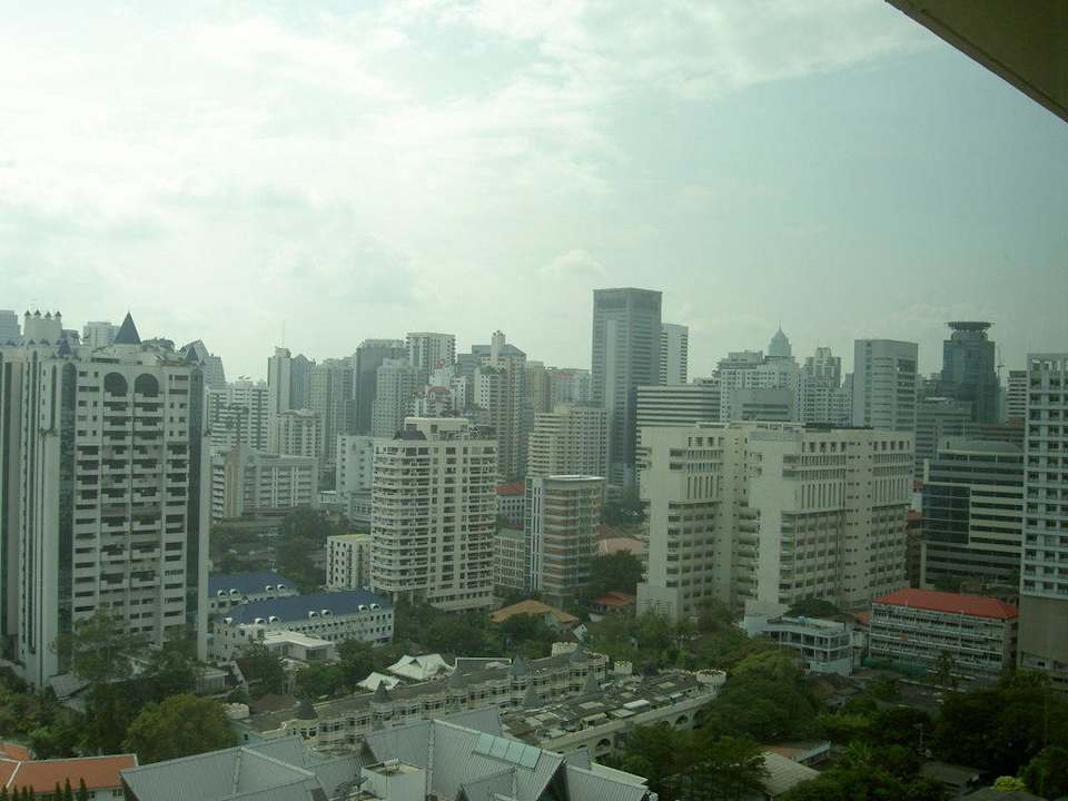 Ausblick vom 21. Stock Grand Mercure Bangkok Atrium