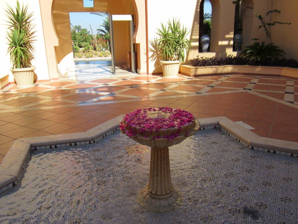 Brunnen mit Blüten Steigenberger Coraya Beach - Adults only