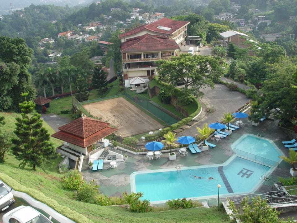 Blick auf den Pool Hotel Topaz