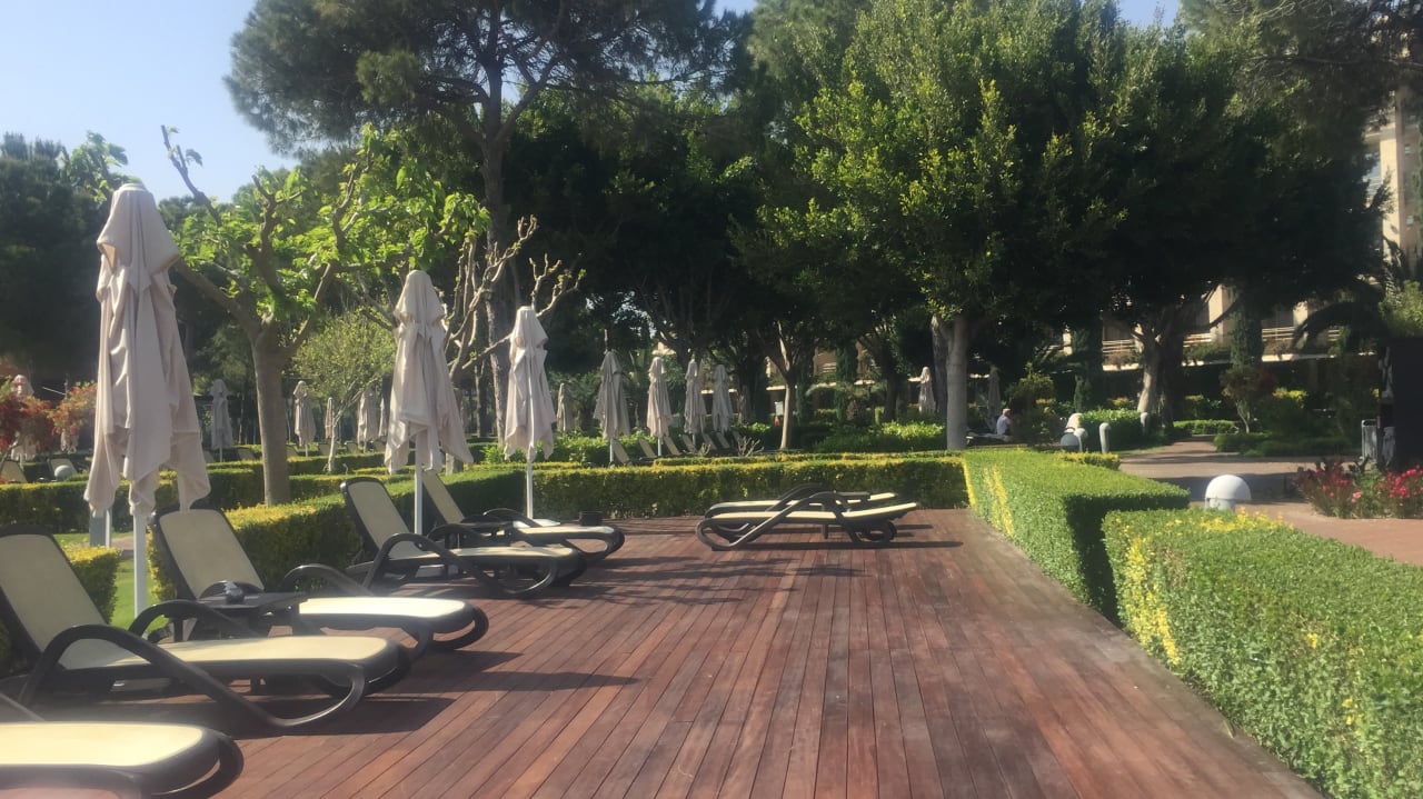 April, gute Zeit, war nichts los  Gloria Serenity Resort