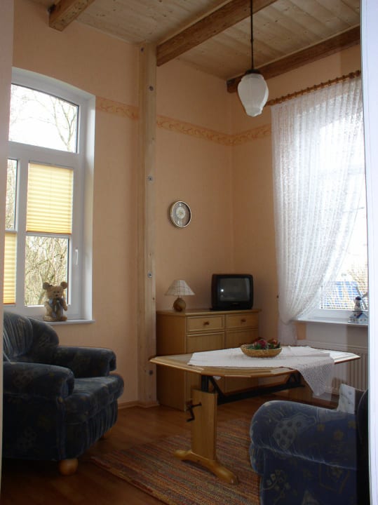 Wohnbereich Komfortzimmer Nordseehotel Fischerhus