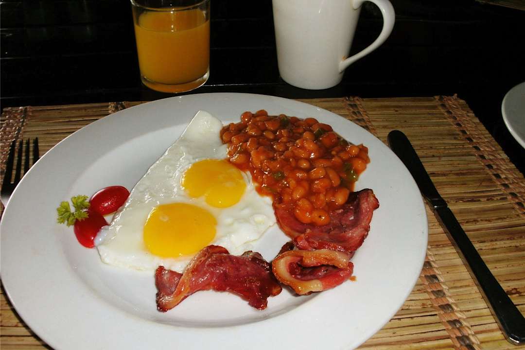 Frühstück: Hauptgericht Hotel Kwara Camp