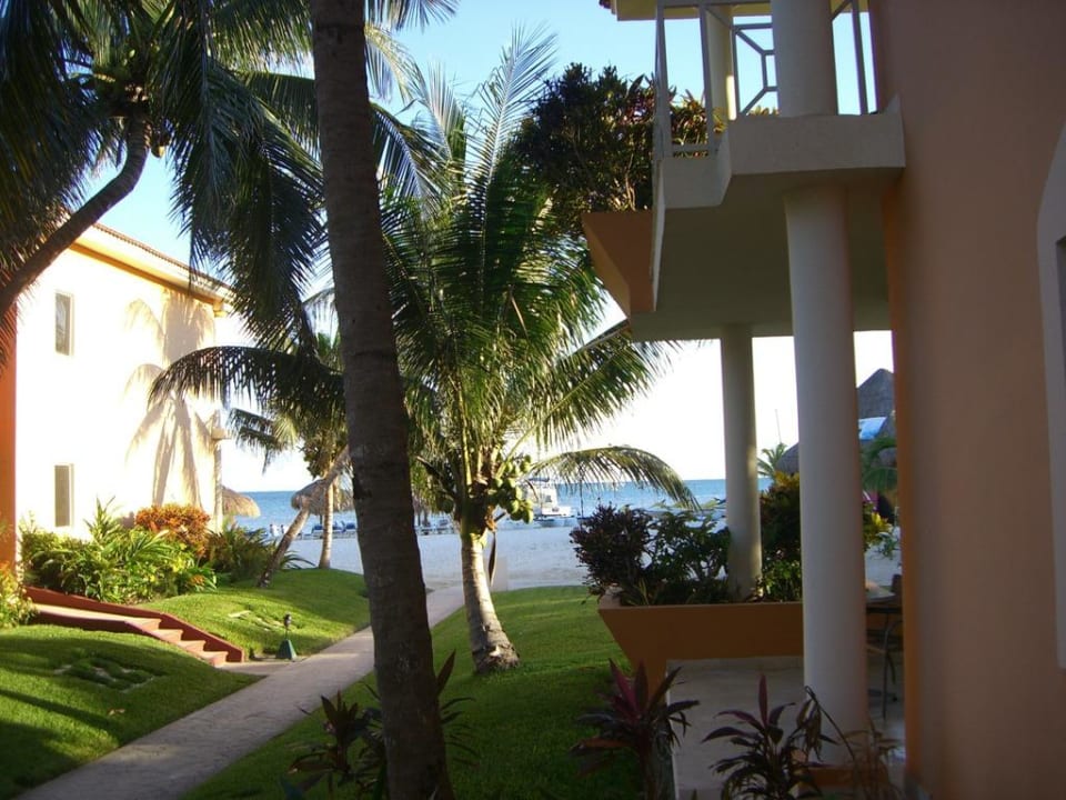 Schöne Sicht aufs Meer von der Terrasse H10 Ocean Maya Royale - Adults only