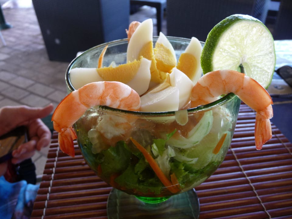 Shrimps-Cocktail - superlecker! Hotel Anoasis Beach Resort