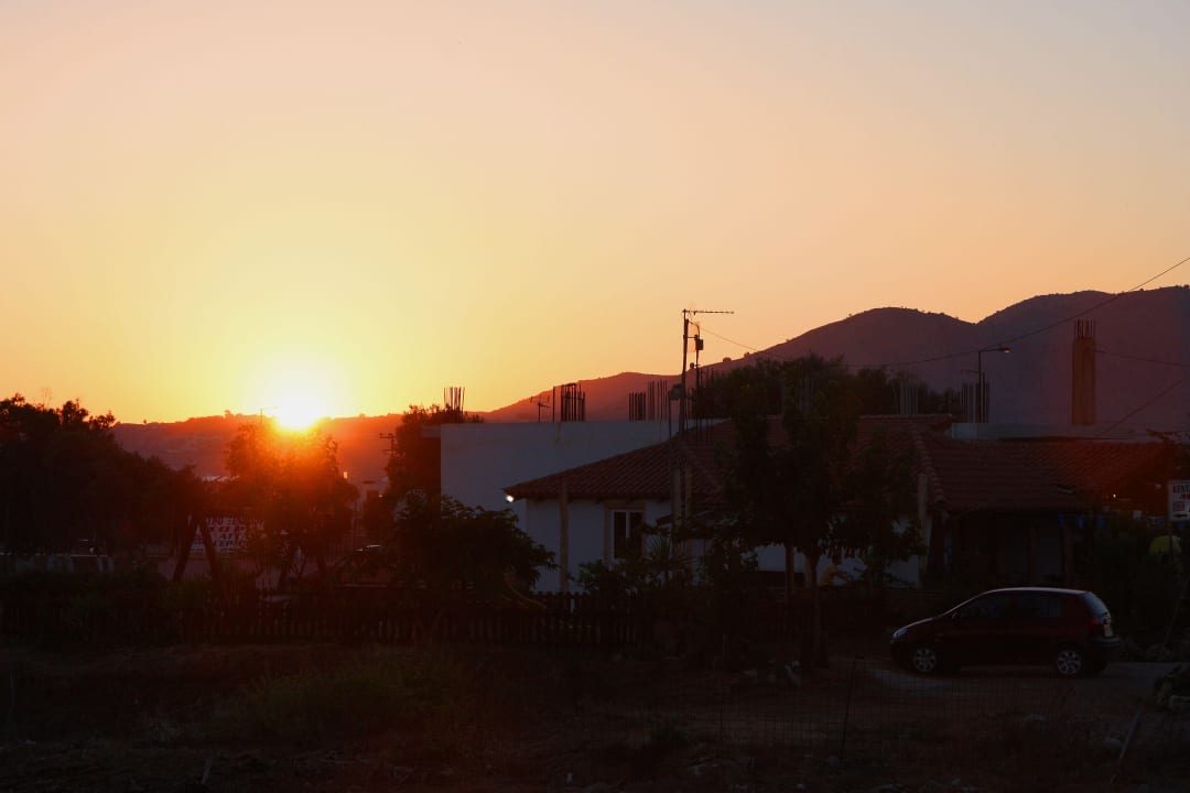 Sonnenuntergang in Kavros Vantaris Palace