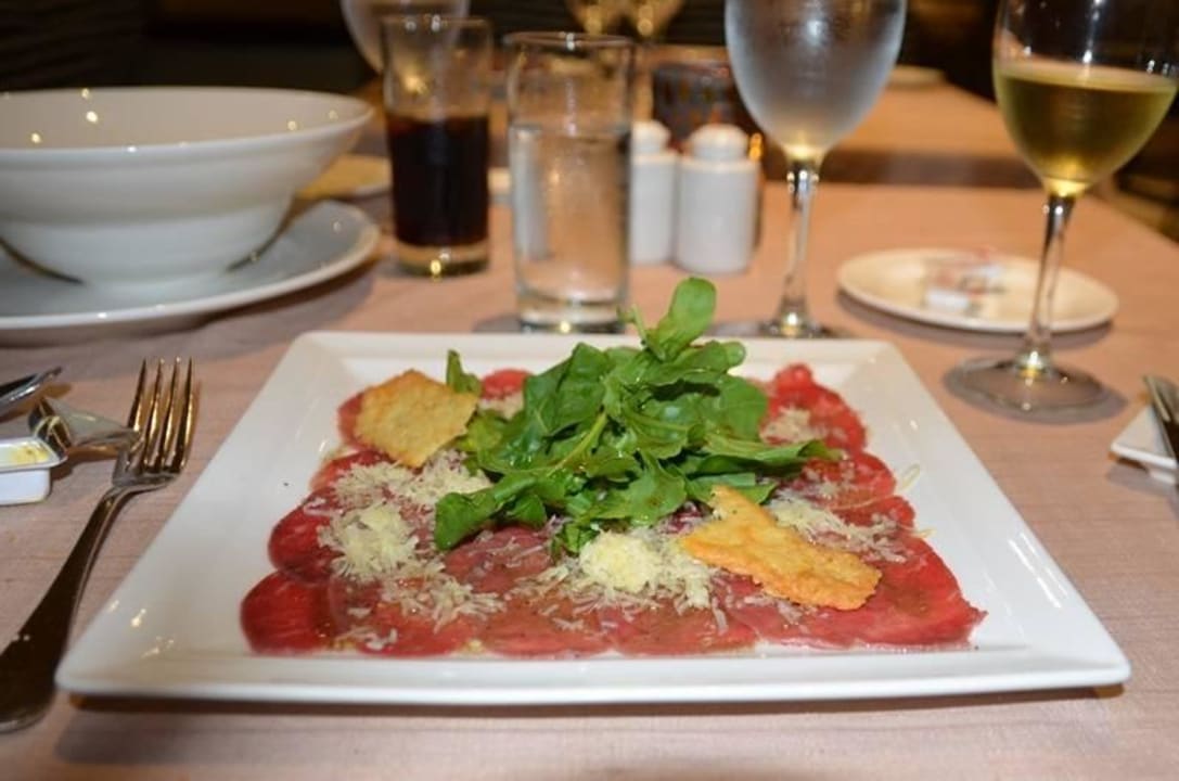 Carpaccio im ital. Restaurant Catalonia Playa Maroma