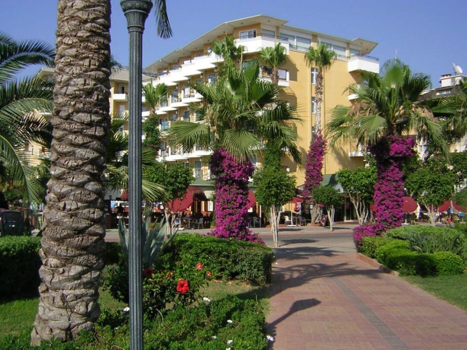 Der Gang zum Strand Gardenia Hotel