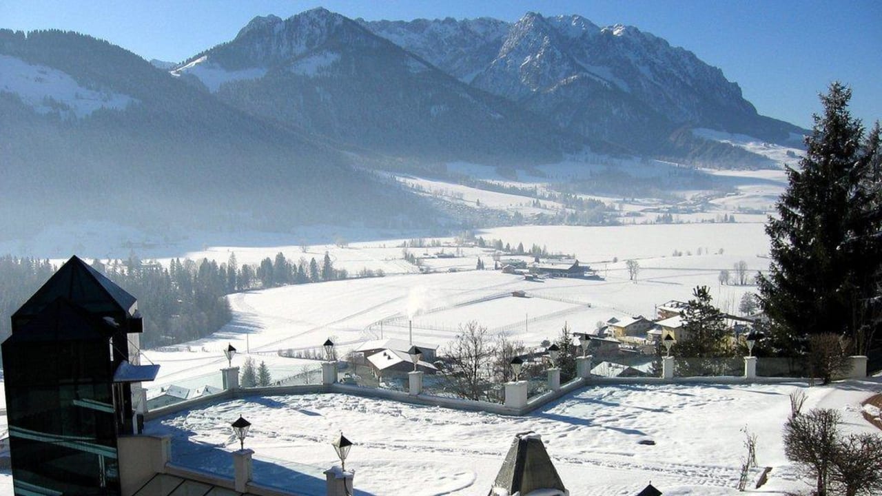 Blick vom Balkon Hotel Panorama Wellness & Spa by alpha