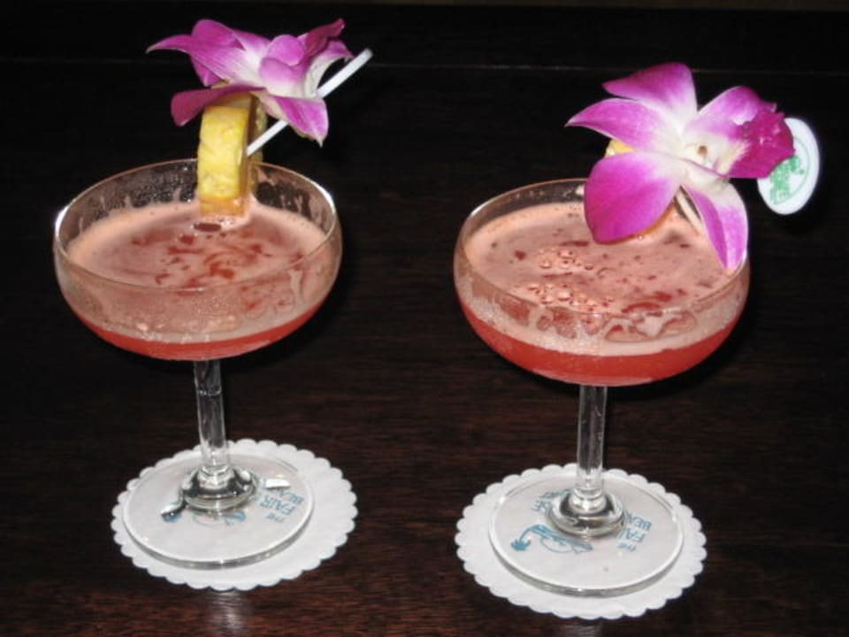 Unsere Begrüßungscocktails The Fair House Beach Resort