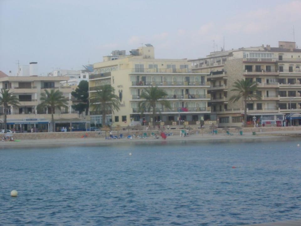 Aussenansicht vom Strand aus! BQ Aguamarina Boutique Hotel
