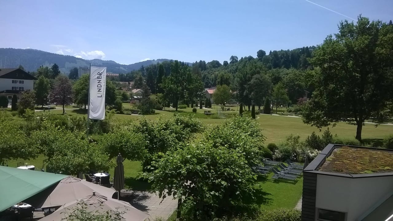 Ausblick Zimmer Südseite Parkhotel Oberstaufen