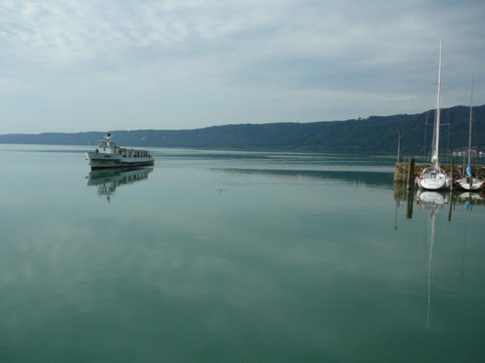 Seeblick vor dem Hotel Seehotel Adler