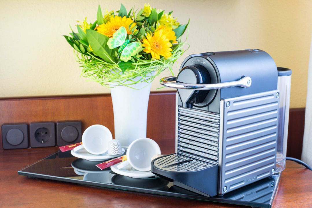 Kaffeemaschine auf dem Zimmer Hotel Am Kupferhammer