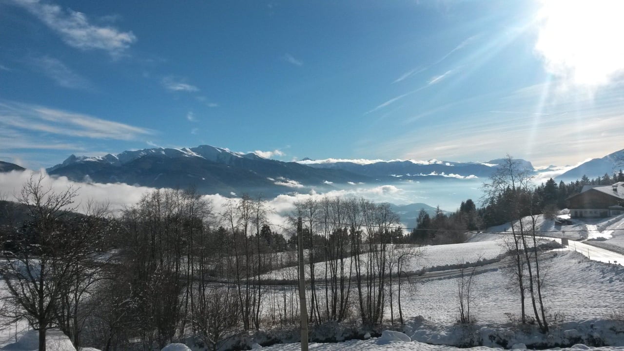 Ausblick vom Zimmerbalkon Untermüllerhof