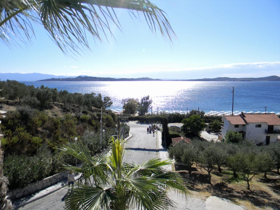 Ausblick Akrathos Beach Hotel
