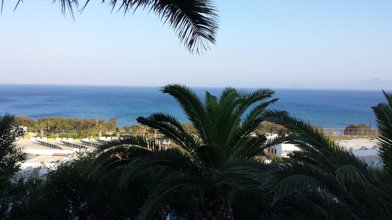 Balkonblick aus 600er Zimmer Lagas Aegean Village