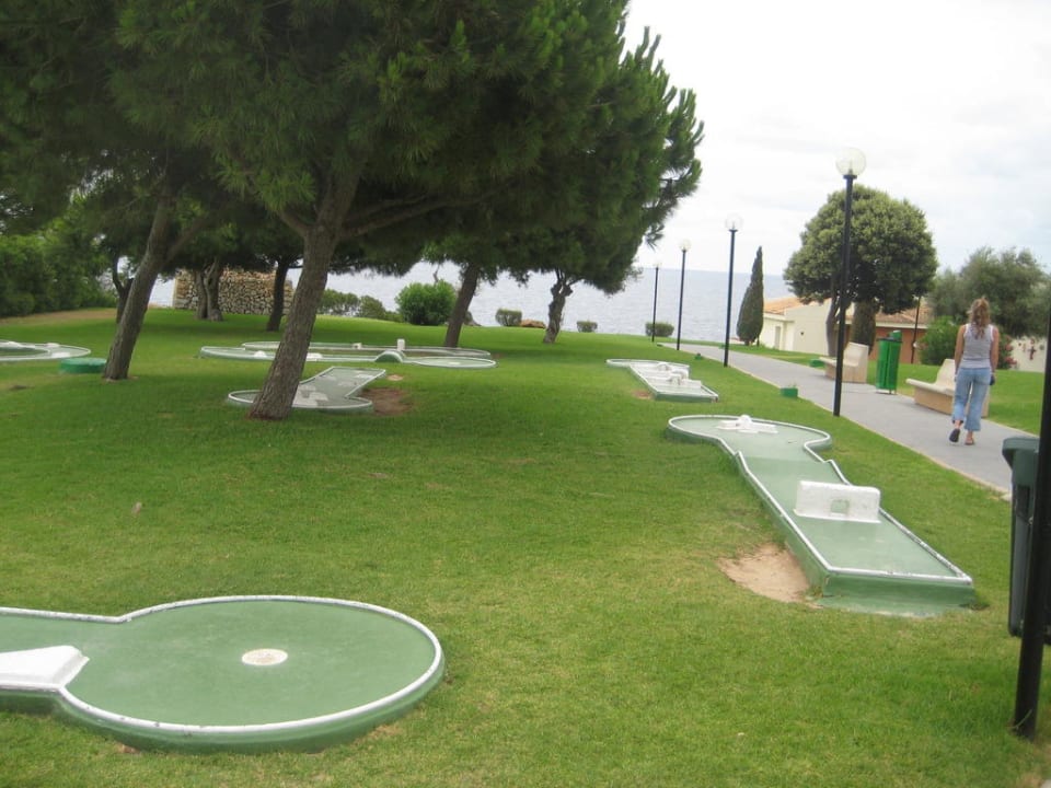 Minigolfanlage blau punta reina