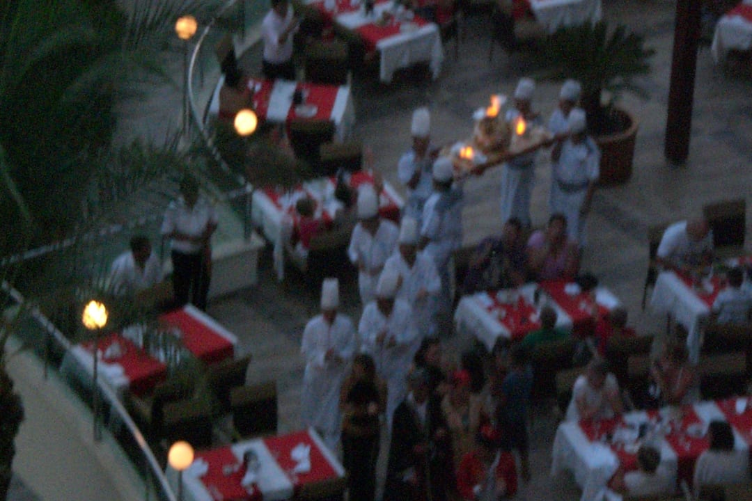Terrasse vom Restaurant,türkischer Abend Saphir Resort & Spa