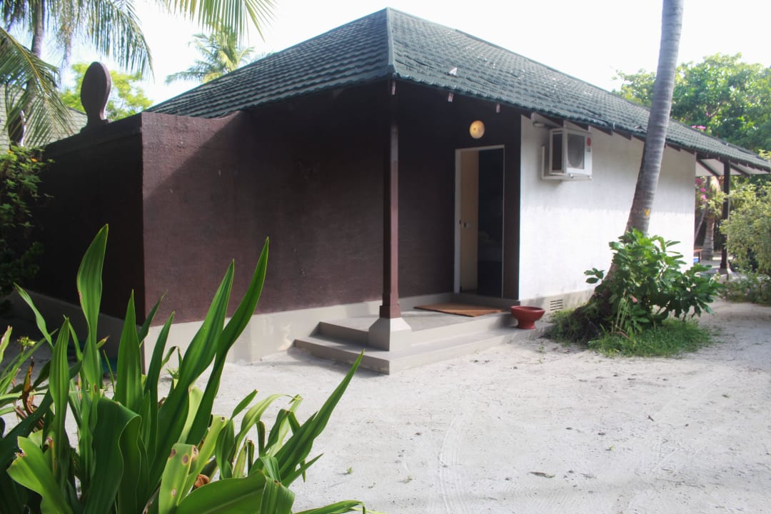 Haus von hinten Adaaran Select Meedhupparu Island Resort - Premium All Inclusive
