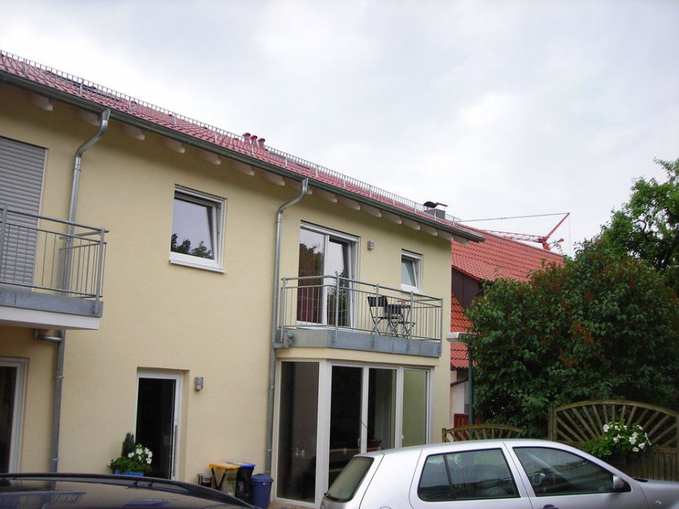 Unser Appartment rechts oben Ferienwohnungen Am Grafenberg