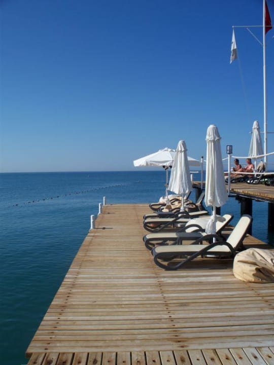 Pier am Strand (empfehlenswert) Limak Lara Deluxe Hotel & Resort