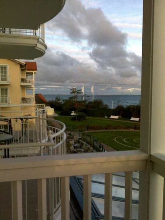 Blick auf die Ostsee vom Balkon A-ROSA Ostseehotel Kühlungsborn