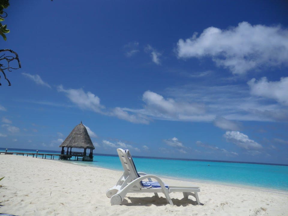 Strandabschnitt - Lagunenseite Angaga Island Resort