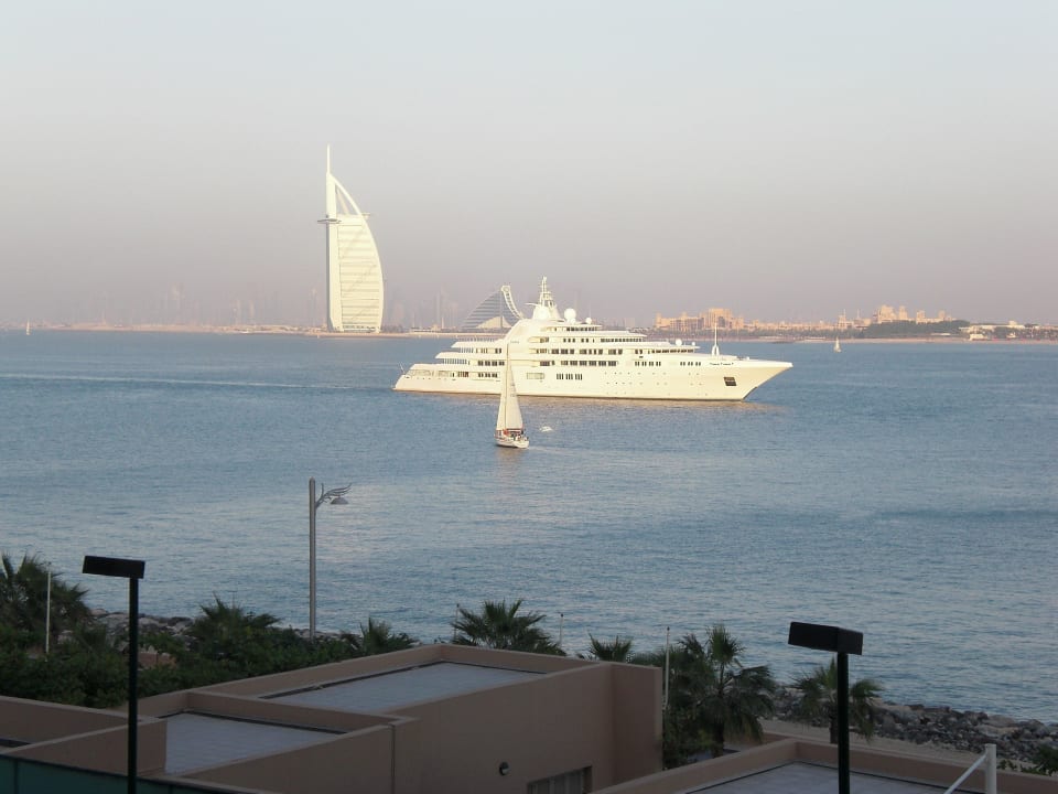 Ausblick vom Balkon Zimmer 1204 Rixos The Palm Hotel & Suites
