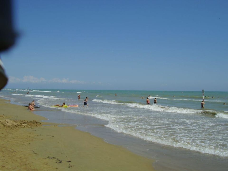 Das Meer am Privatstrand Grand Hotel Esplanada