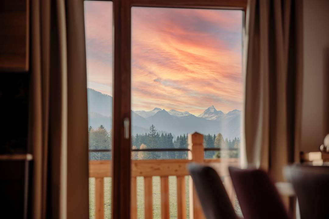 Ausblick Alpin Apartement G'ret