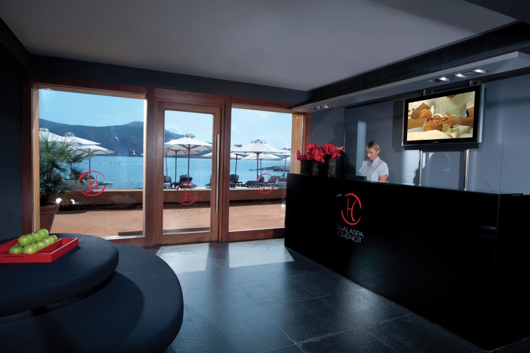 Thalaspa CHENOT Reception area Hotel Grand Resort Lagonissi
