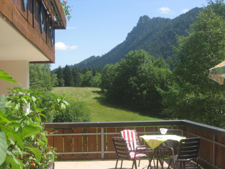 Blick von unserer Sonnenterrasse Ferienpension Jörg