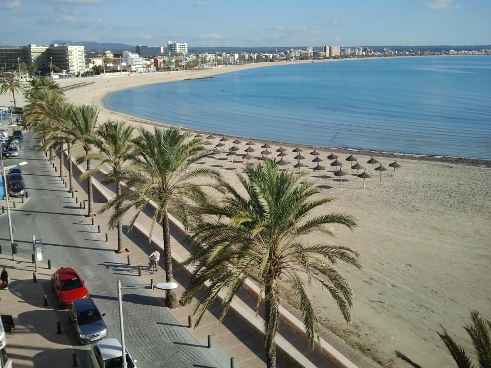 Blick vom Balkon Zimmer 412 Hotel Las Arenas