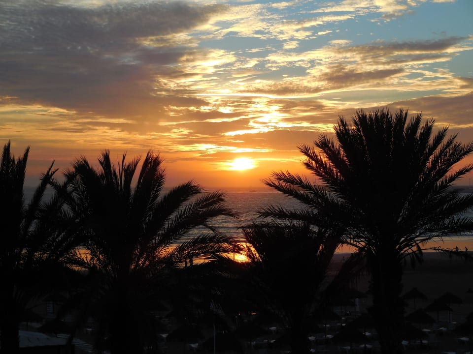 Sonnenuntergang Royal Decameron Tafoukt Beach