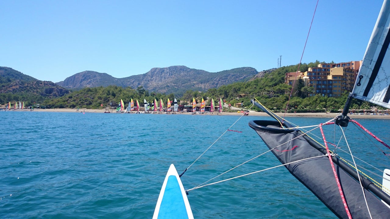 Hobie Cat Pearl mit Wassersportstation ROBINSON SARIGERME PARK