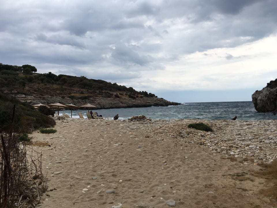 Wunderschöner kleiner Hotel-Strand Aeolis Thassos Palace